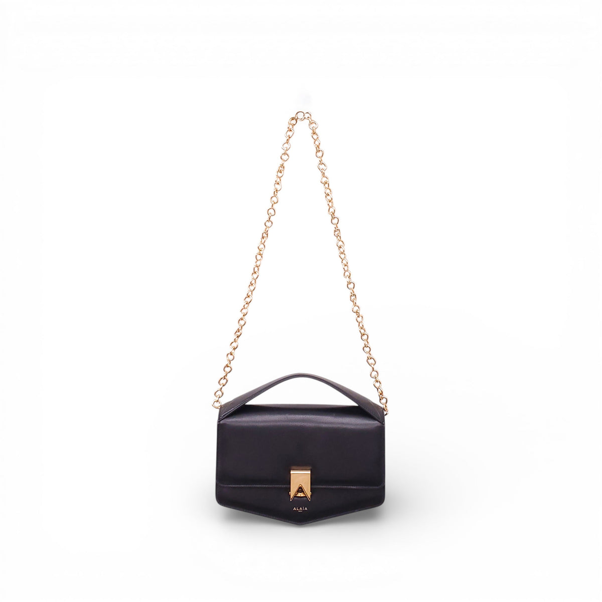 ALAÏA 'LE PAPA' LEATHER CROSSBODY BAG