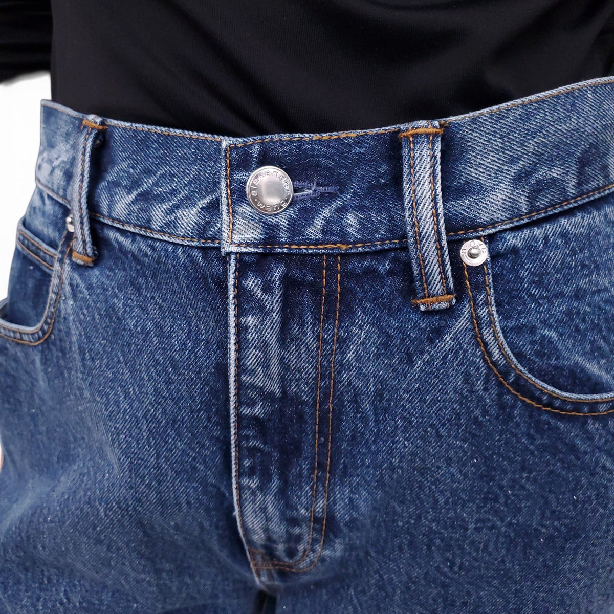 ALEXANDERWANG CRYSTAL EMBELLISHED JEANS - SIZE 28