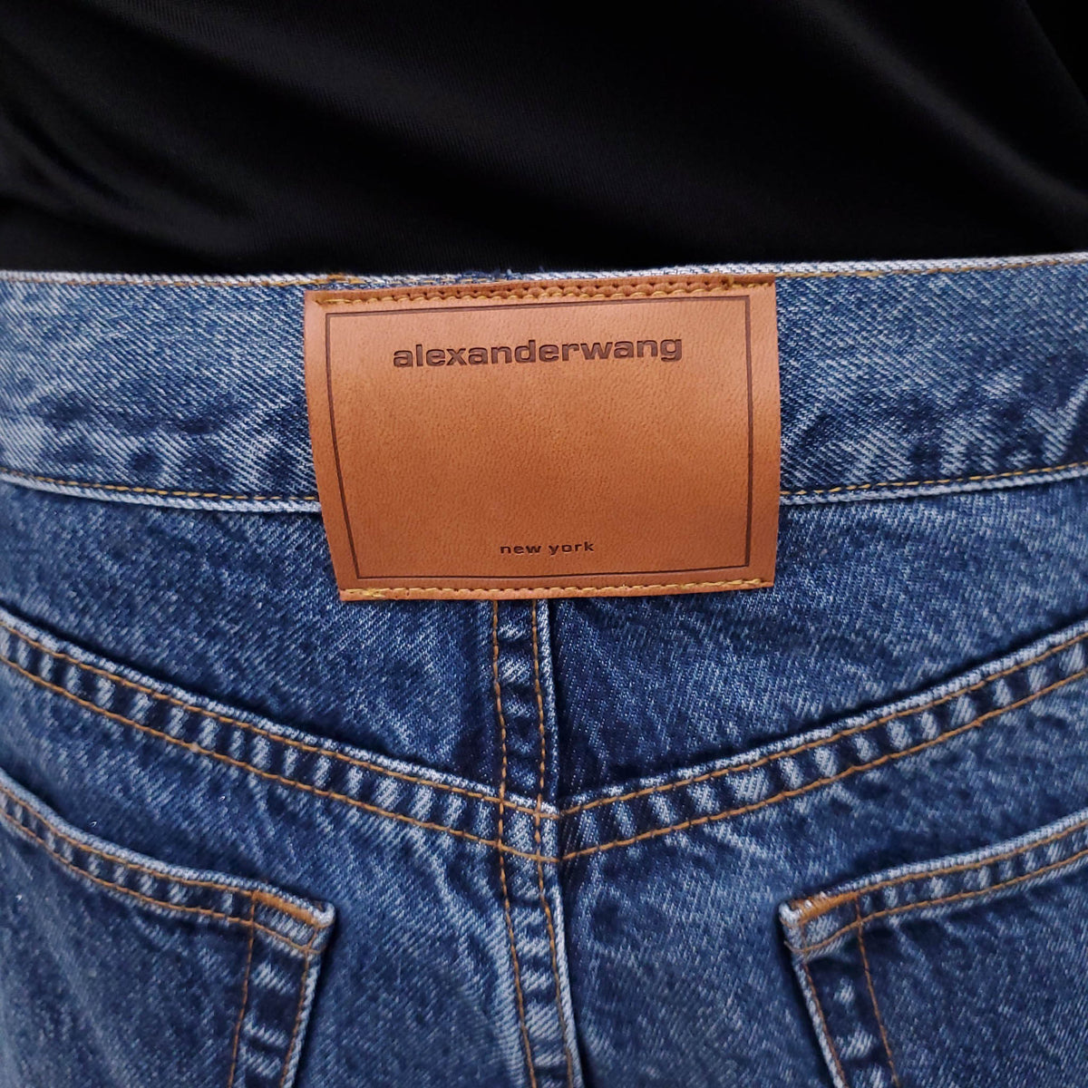 ALEXANDERWANG CRYSTAL EMBELLISHED JEANS - SIZE 28