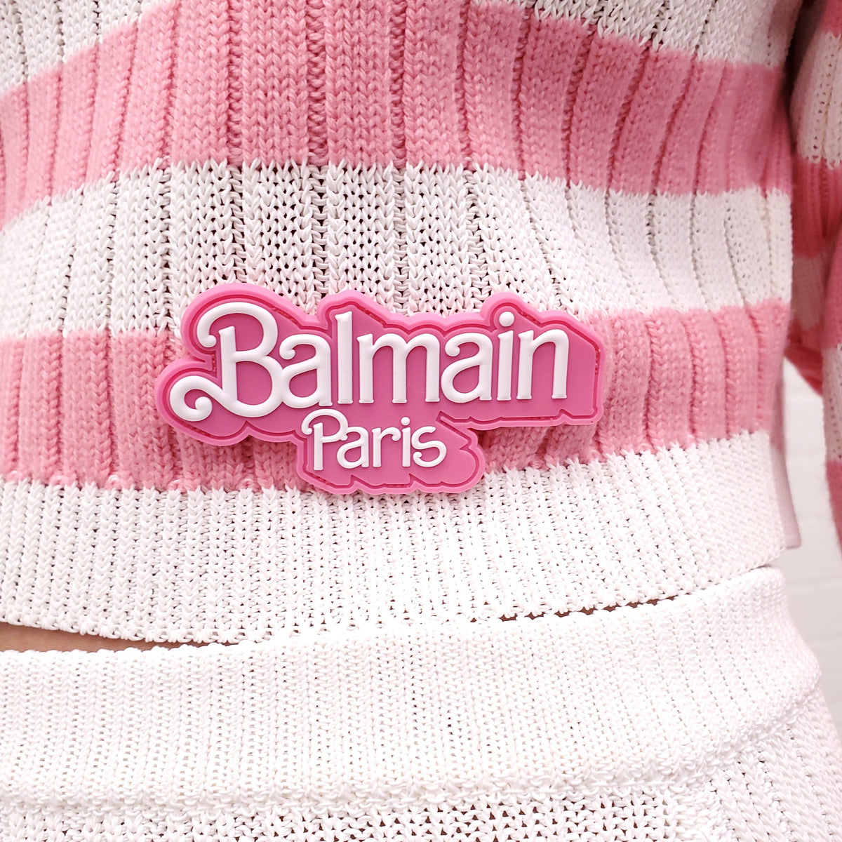 BALMAIN ‘BARBIE’ STRIPED SET - SIZE 38