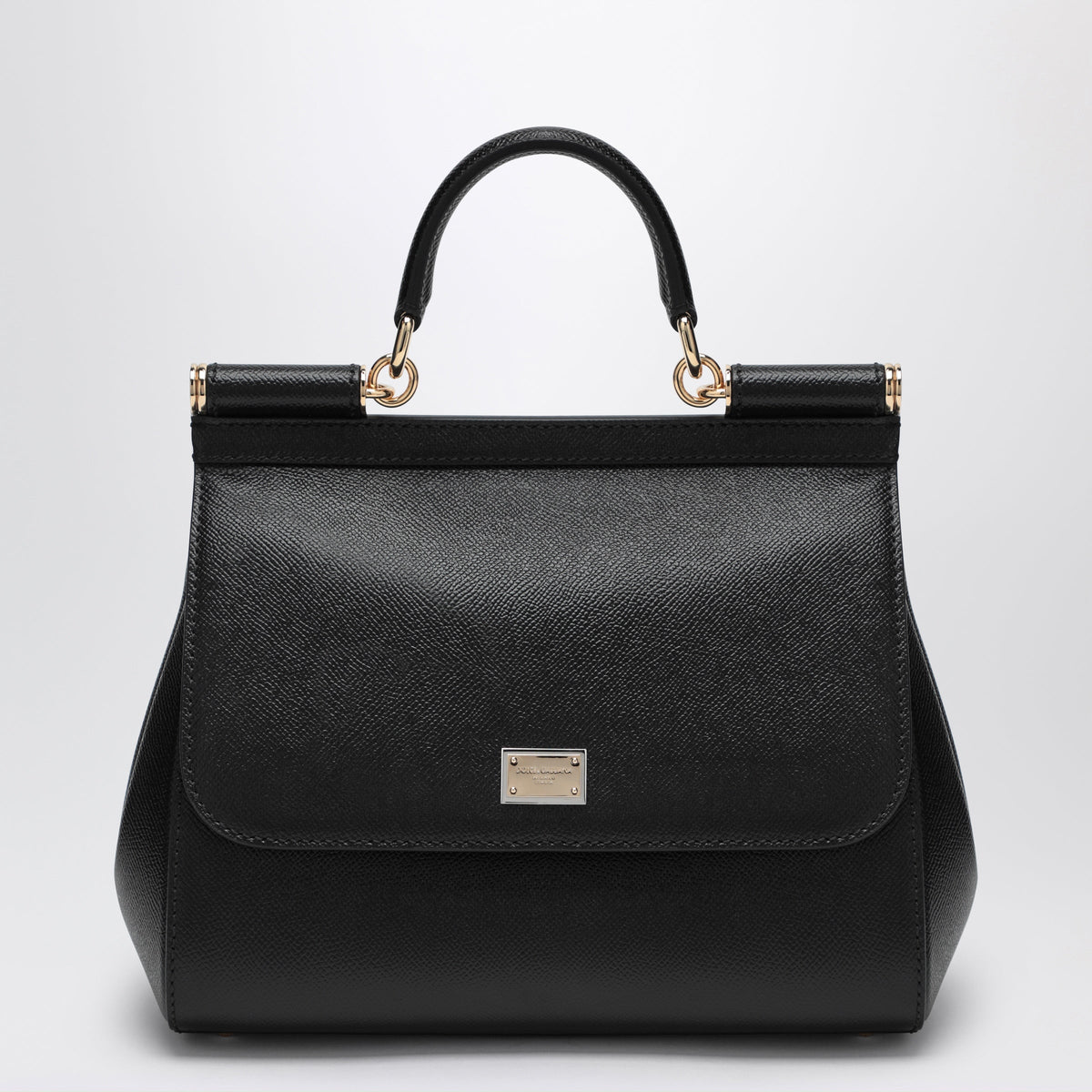 Dolce&Gabbana Large Black Sicily Handbag Women