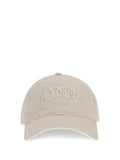 Ganni Women Canvas Cap With Logo