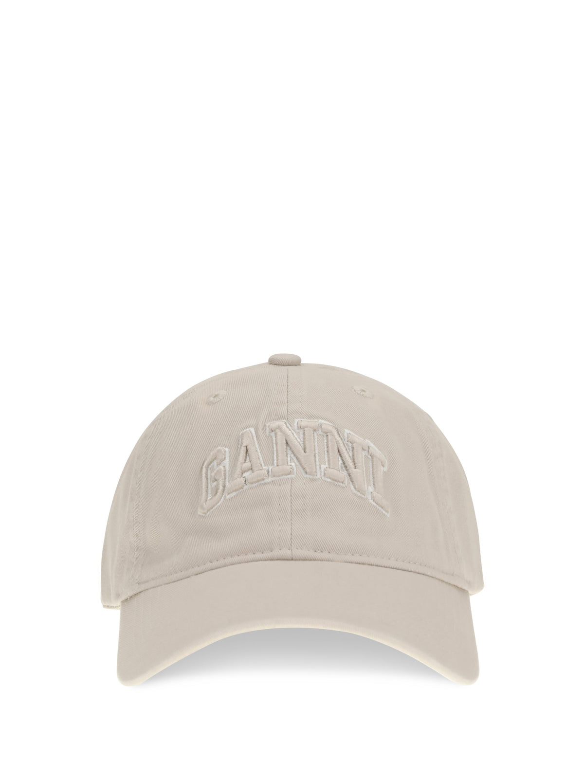 Ganni Women Canvas Cap With Logo