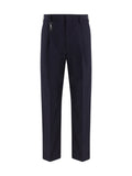 Prada Men Tailored Cotton Poplin Pants