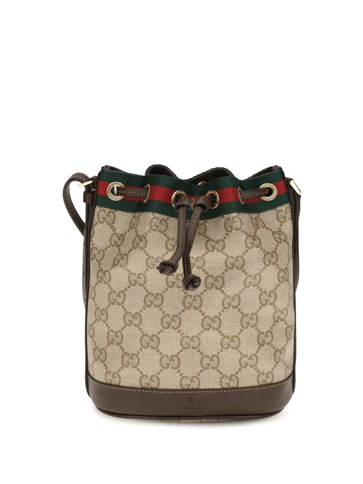 Gucci Women Web Stripe Bucket Bag