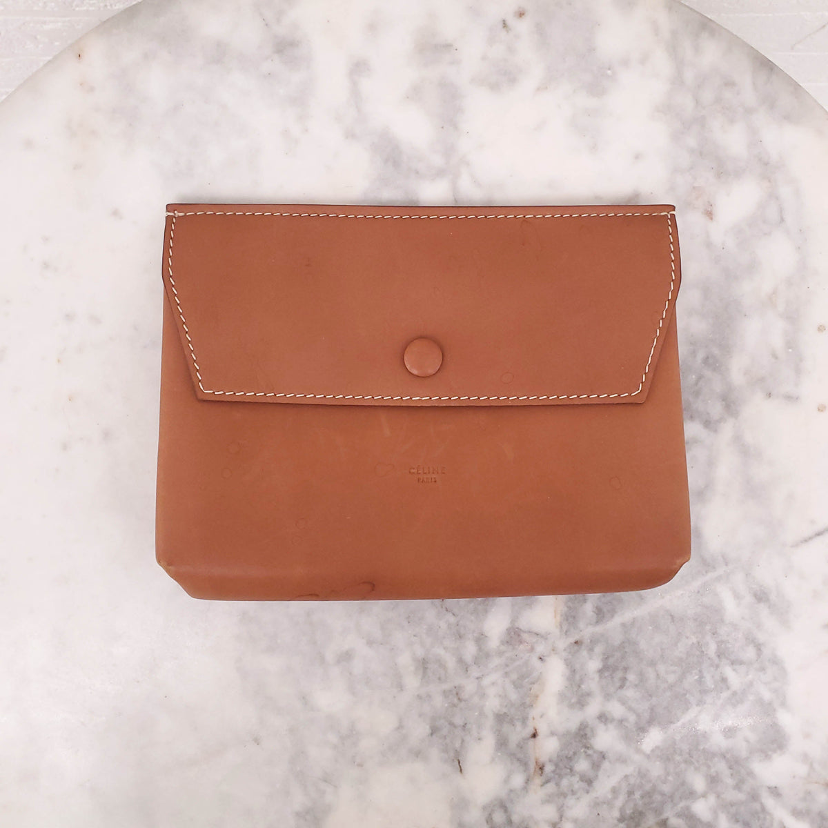 CELINE TAN KNOT TOTE