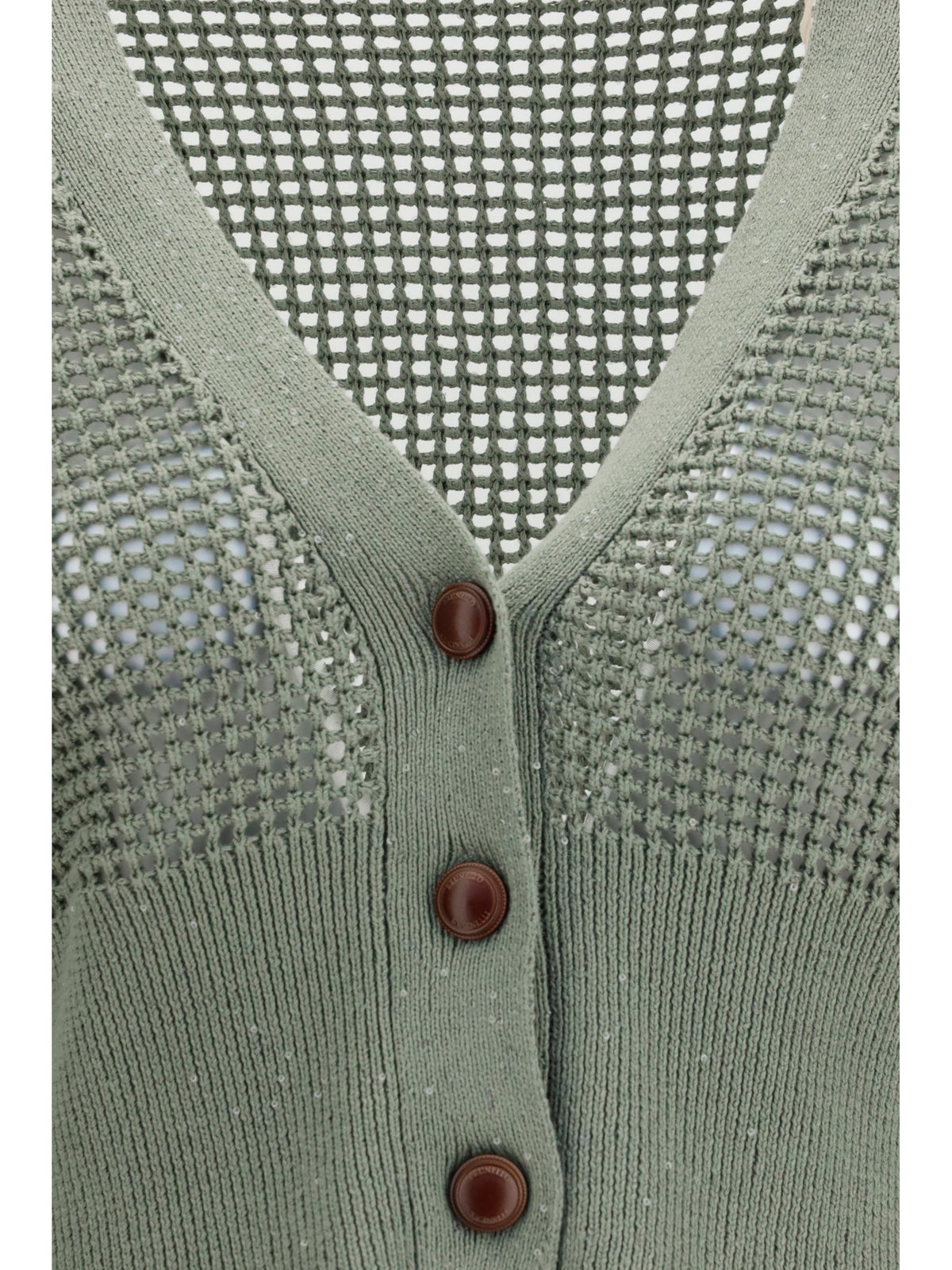Brunello Cucinelli Women Sequined Mesh Cardigan
