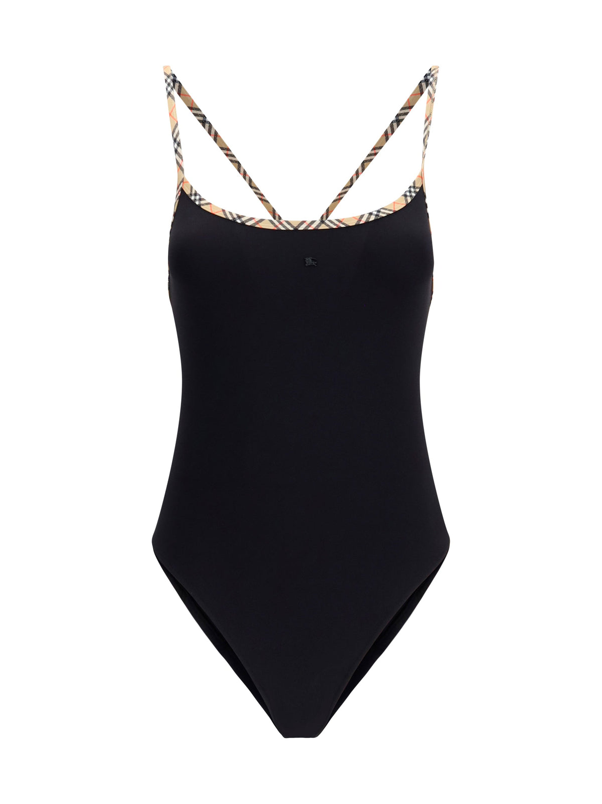 Burberry Women Check Trim Swimsuit