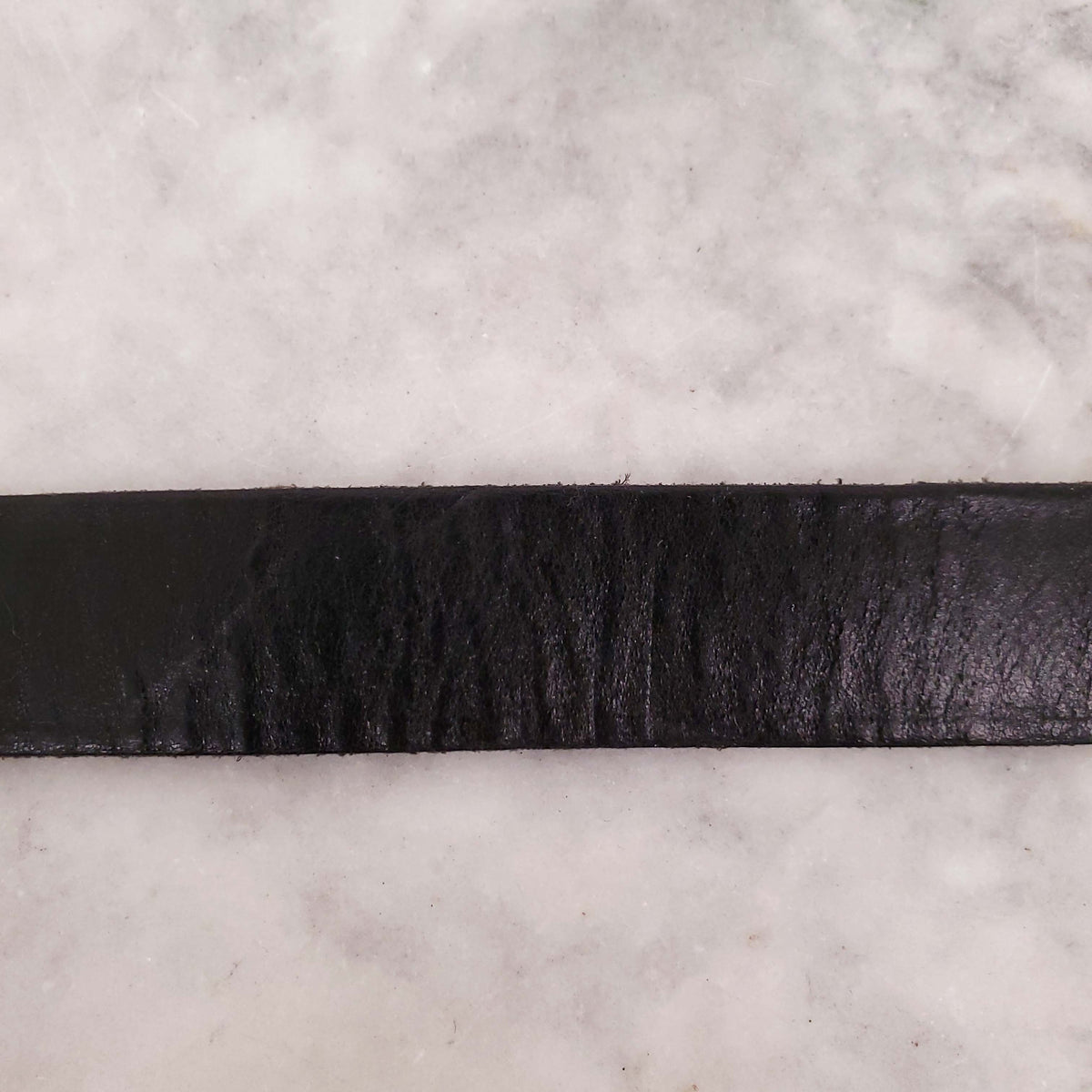 DOLCE & GABBANA 'J&ANS' BLACK LOGO BELT - SIZE 65