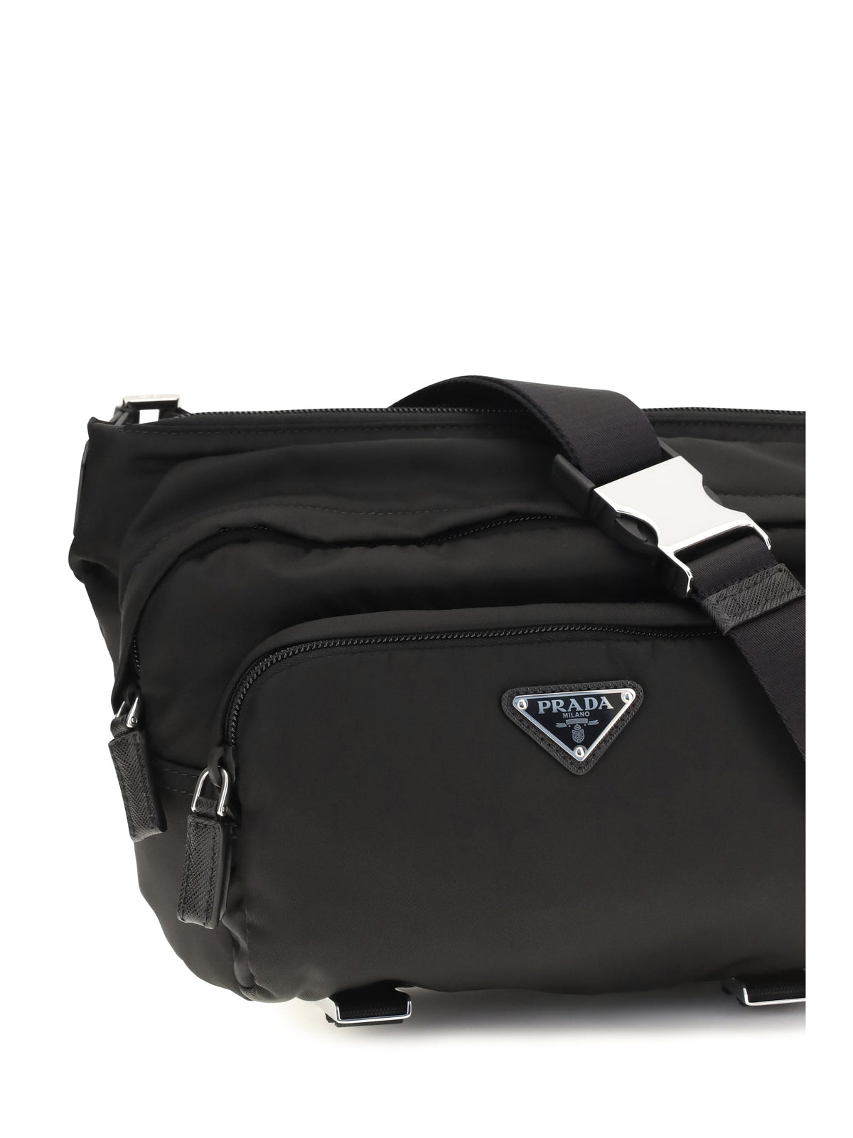 Prada Men Re-Nylon And Saffiano Shoulder Bag