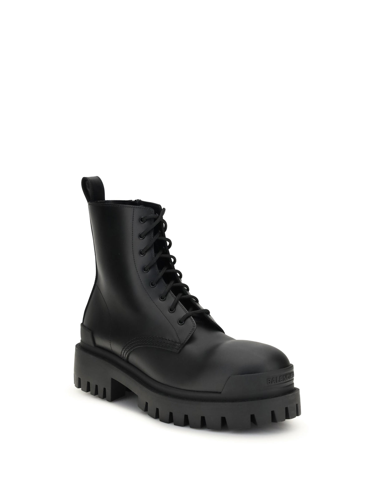 Balenciaga Men Strike Lace-Up Boots