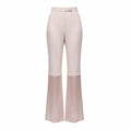 FENDI BLUSH PINK SILK TROUSERS - SIZE 34