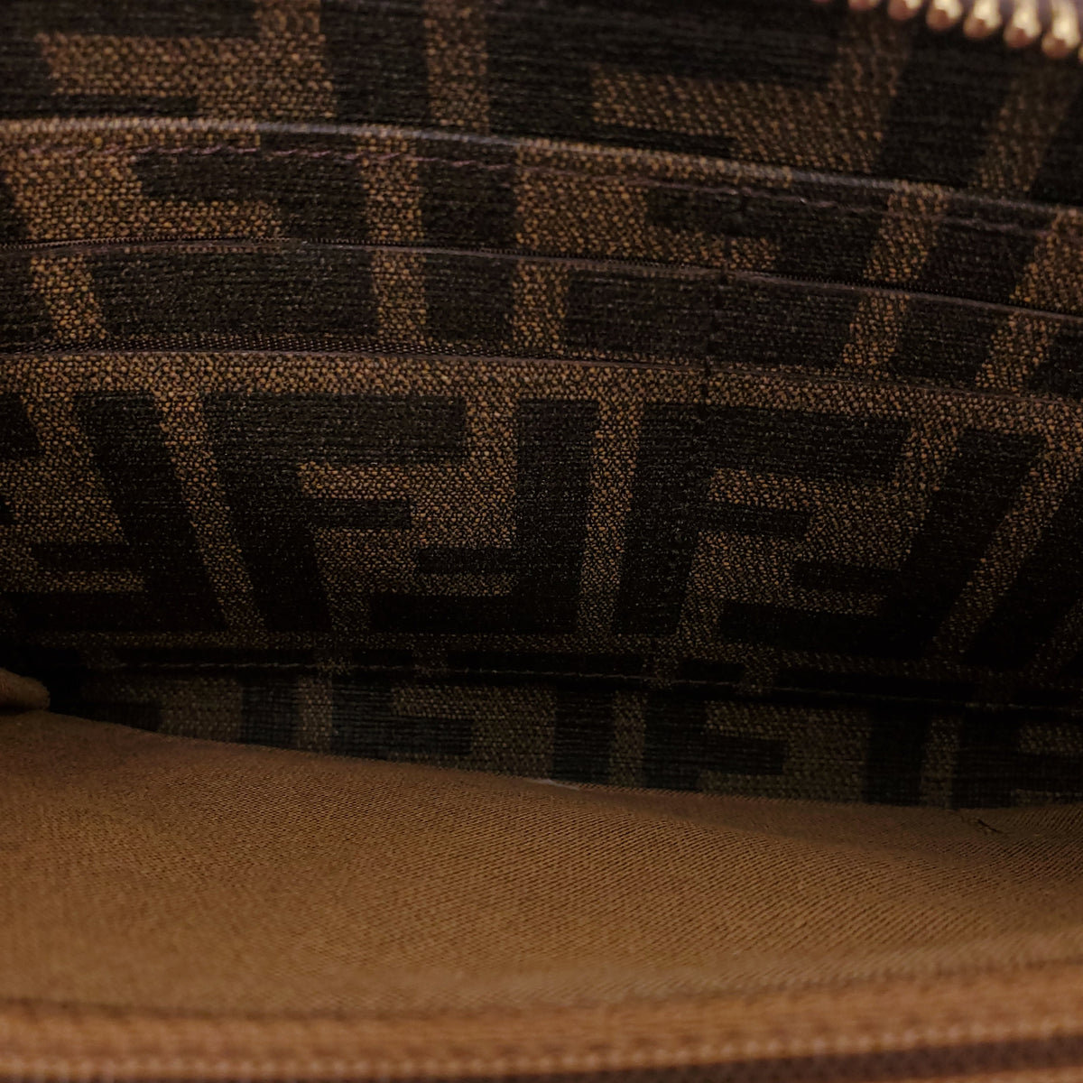 FENDI ZUCCA PRINT WALLET WITH STAR DETAILS