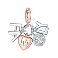 Family Letters Dangle Charm