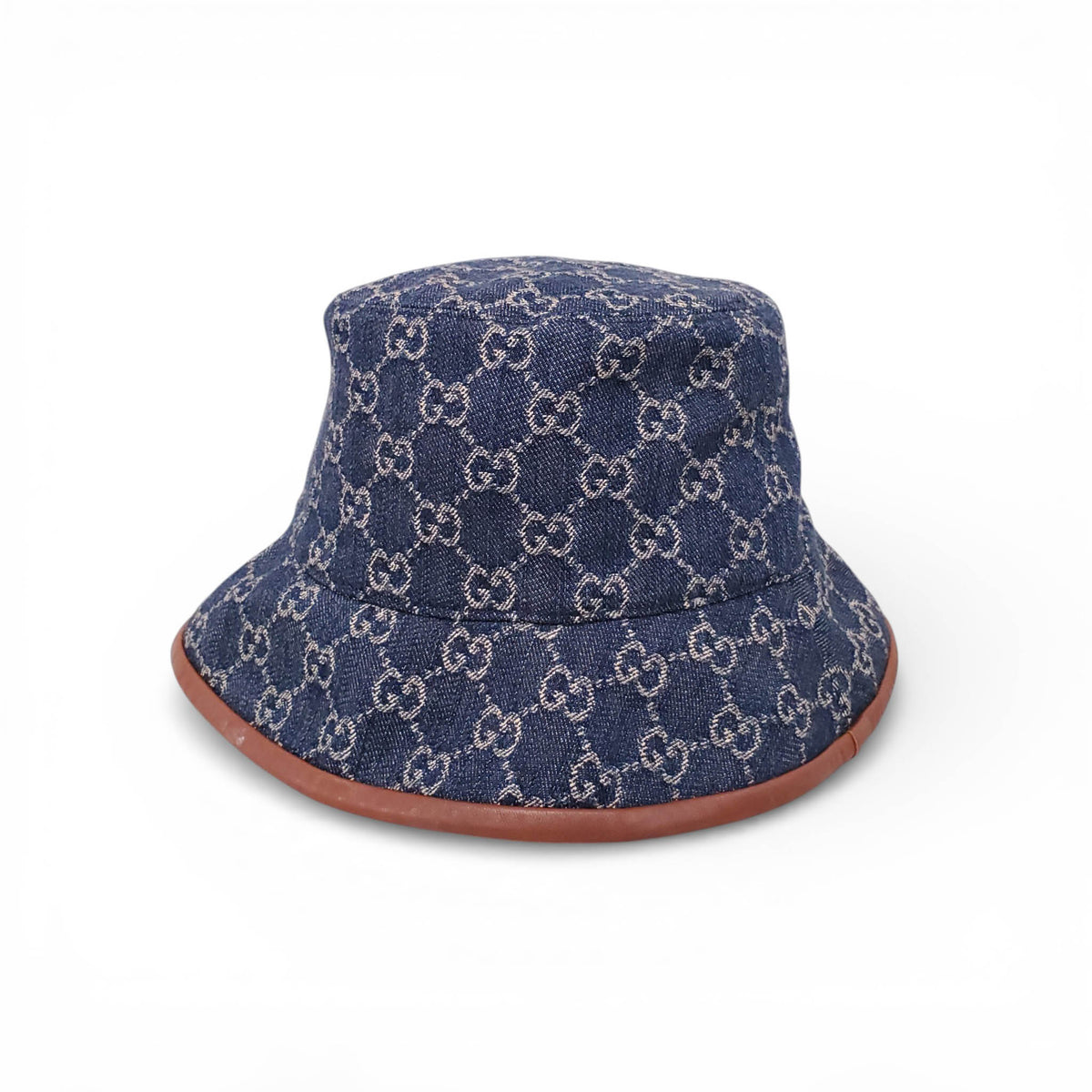 GUCCI DENIM BUCKET HAT - SIZE L