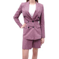 ISABEL MARANT PURPLE PLAID SKIRT SET - SIZE 36