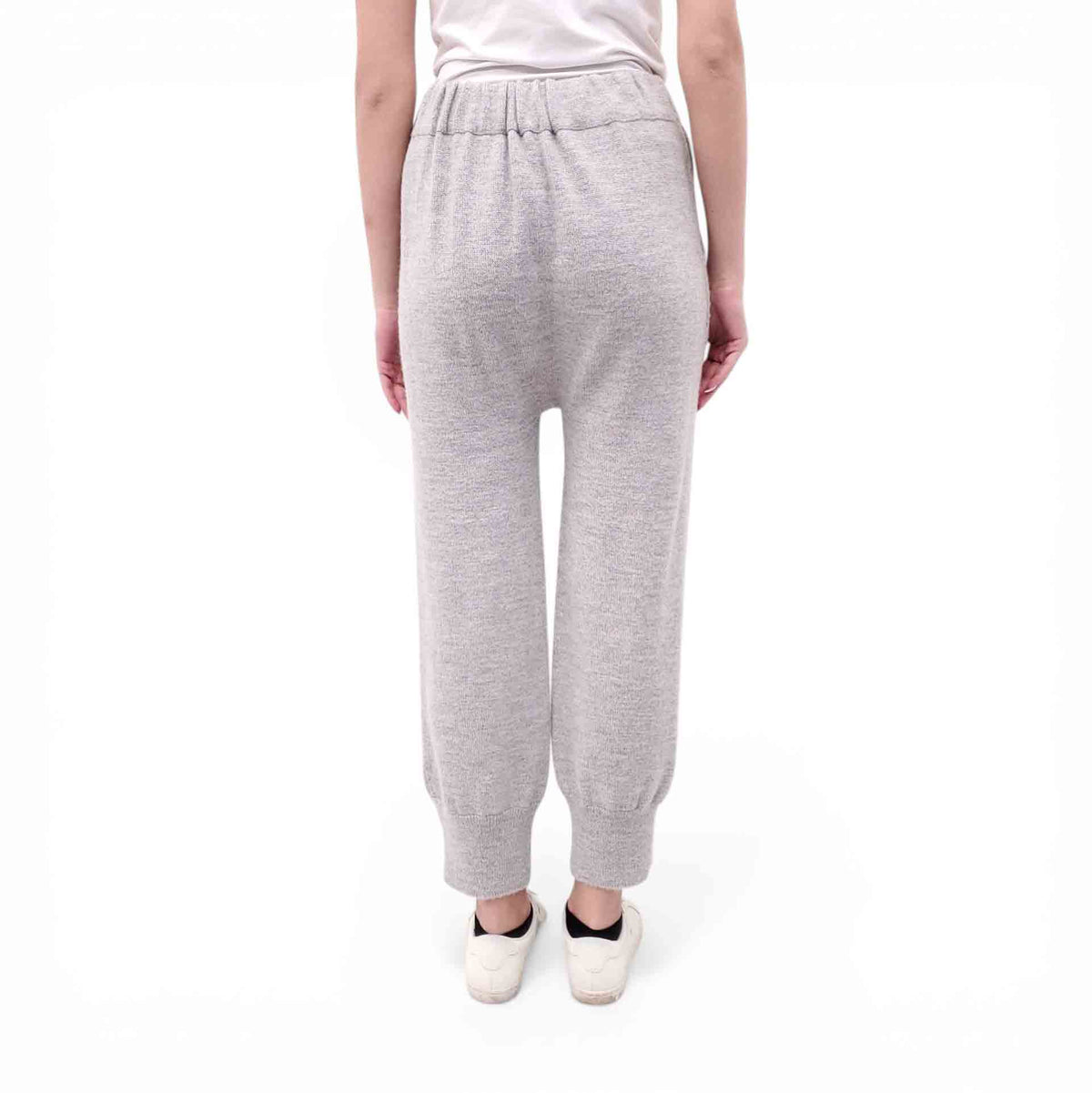 LAUREN MANOOGIAN GREY ALPACA MERINO WOOL PANTS - SIZE 1/S