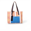 MARNI ORANGE ORCHIDS SHOPPING TOTE