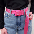 OFF-WHITE PINK INDUSTRIAL BELT - SIZE O/S