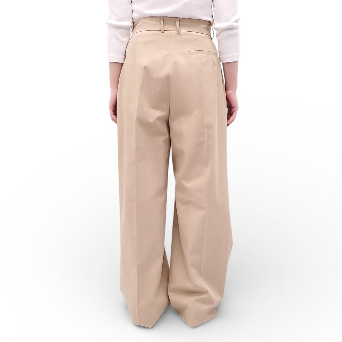 THE FRANKIE SHOP PLEATED TROUSERS - SIZE S