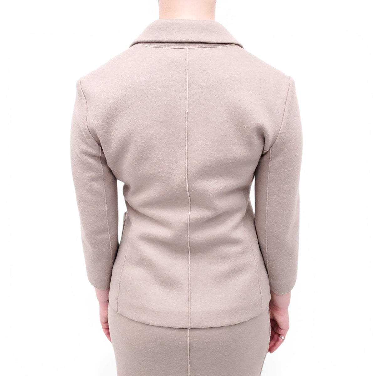 THE ROW TAUPE DRESS SET WITH MATCHING JACKET - SIZE 6