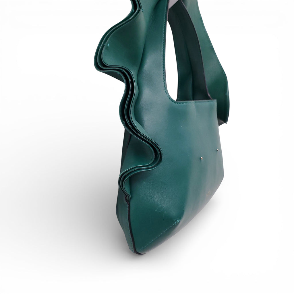 VALENTINO ATELIER 04 RUCHED RUFFLE HOBO BAG