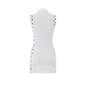 Marine Serre Women Athleisure Polo Mini Dress With Moon Insert