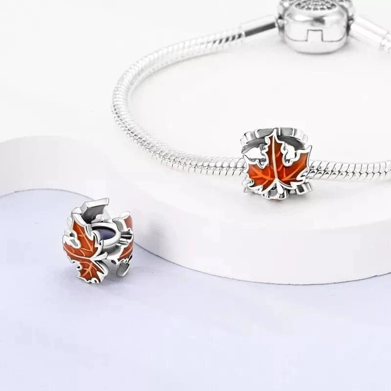 Autumn Leaf Charm