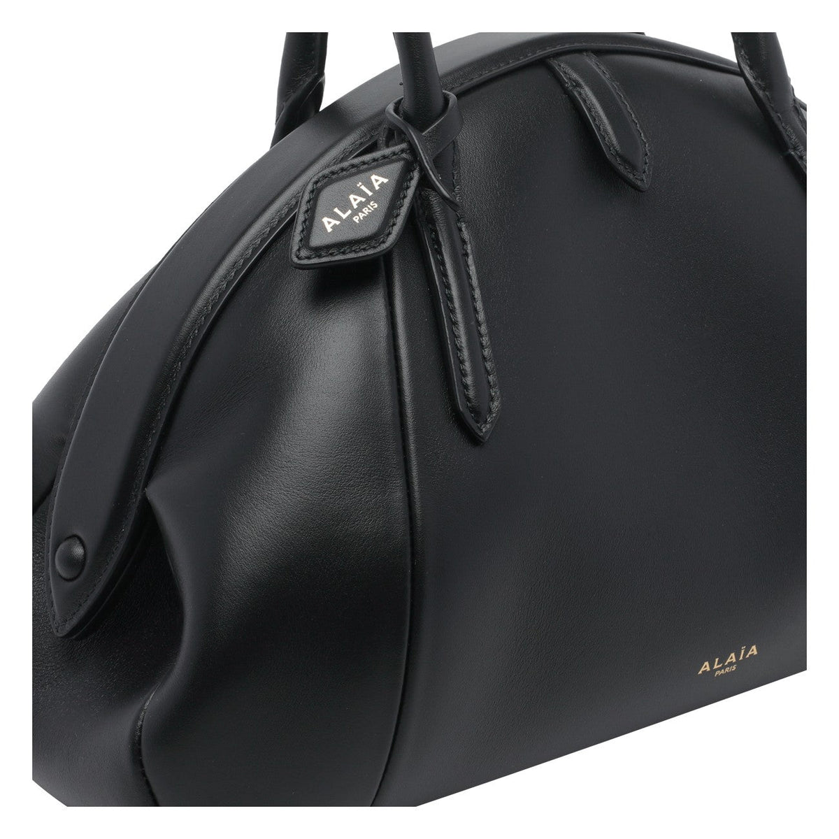 Alaia Women Bag With Top Handle And Calfskin Coin Purse