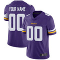 custom Minnesota Vikings Home Purple Vapor Untouchable Limited jersey Stitched Jerseys American Football Jerseys