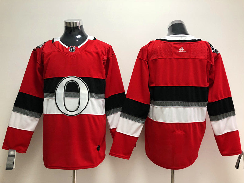 Men's Ottawa Senators Red Breakaway Player Blank jersey