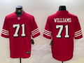 Men's San Francisco 49ers Trent Williams #71 Scarlet Player Game jersey