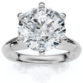 2 1/2 Carat Certified Diamond Solitaire Engagement Ring 14k Gold Lab Grown