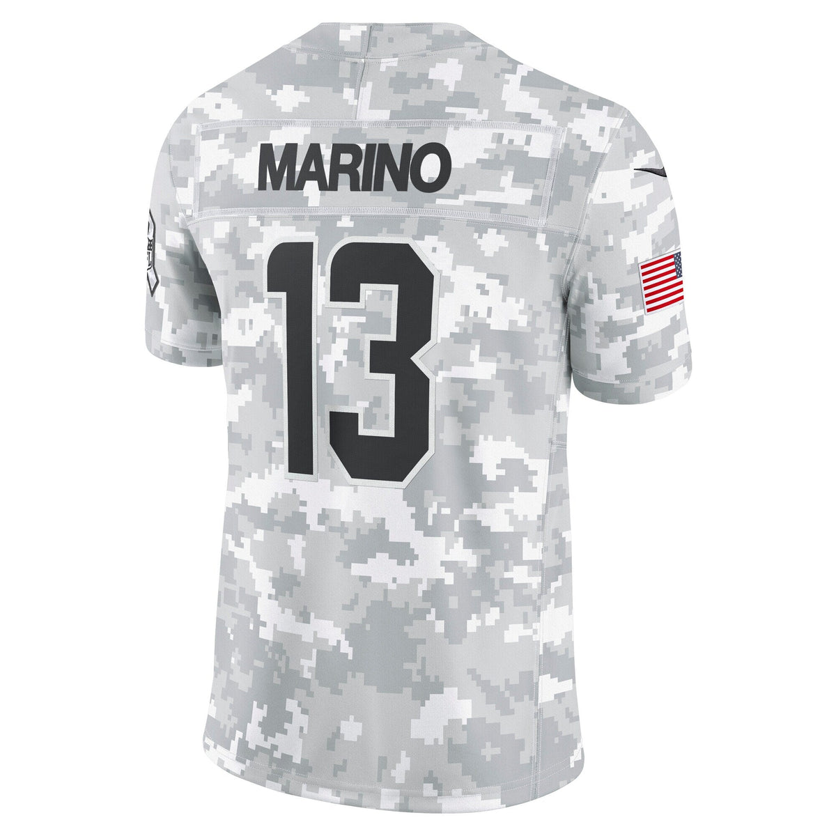 Dan Marino Miami Dolphins Nike 2024 Salute to Service Retired   Limited Jersey - Arctic Camo