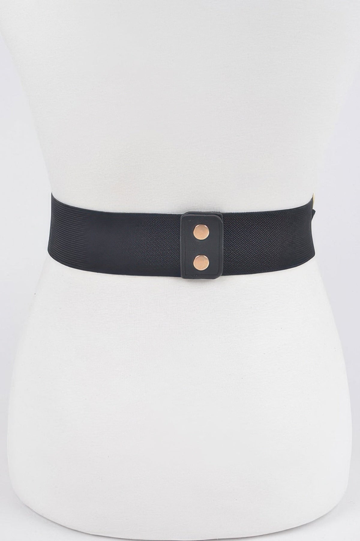 Metal W/rhinestone Elastic Waist Belt