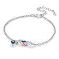 Colorful Feather Bracelet