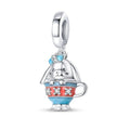 Colorful Teacup Bunny Charm