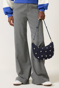 Women's Studded Lune Bag