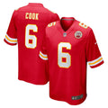 Bryan Cook Kansas City Chiefs Nike Game   Jersey - Red
