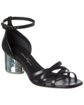 Ferragamo Flor Leather Sandal