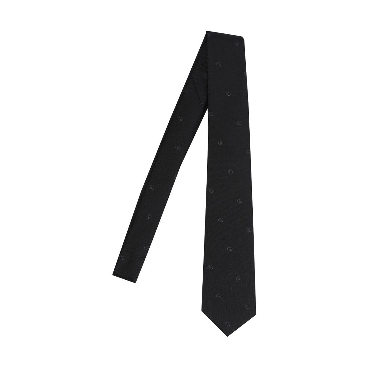 Gucci Men Double G Silk Tie