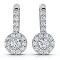 1/4ct Diamond Earrings White Gold