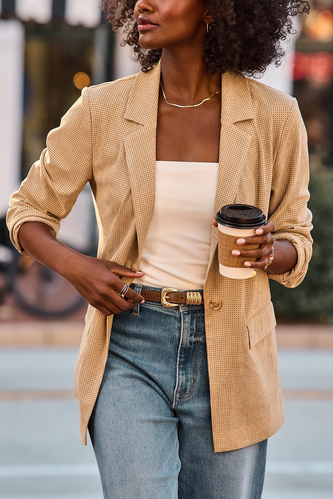 Women's Weston Perforated Blazer