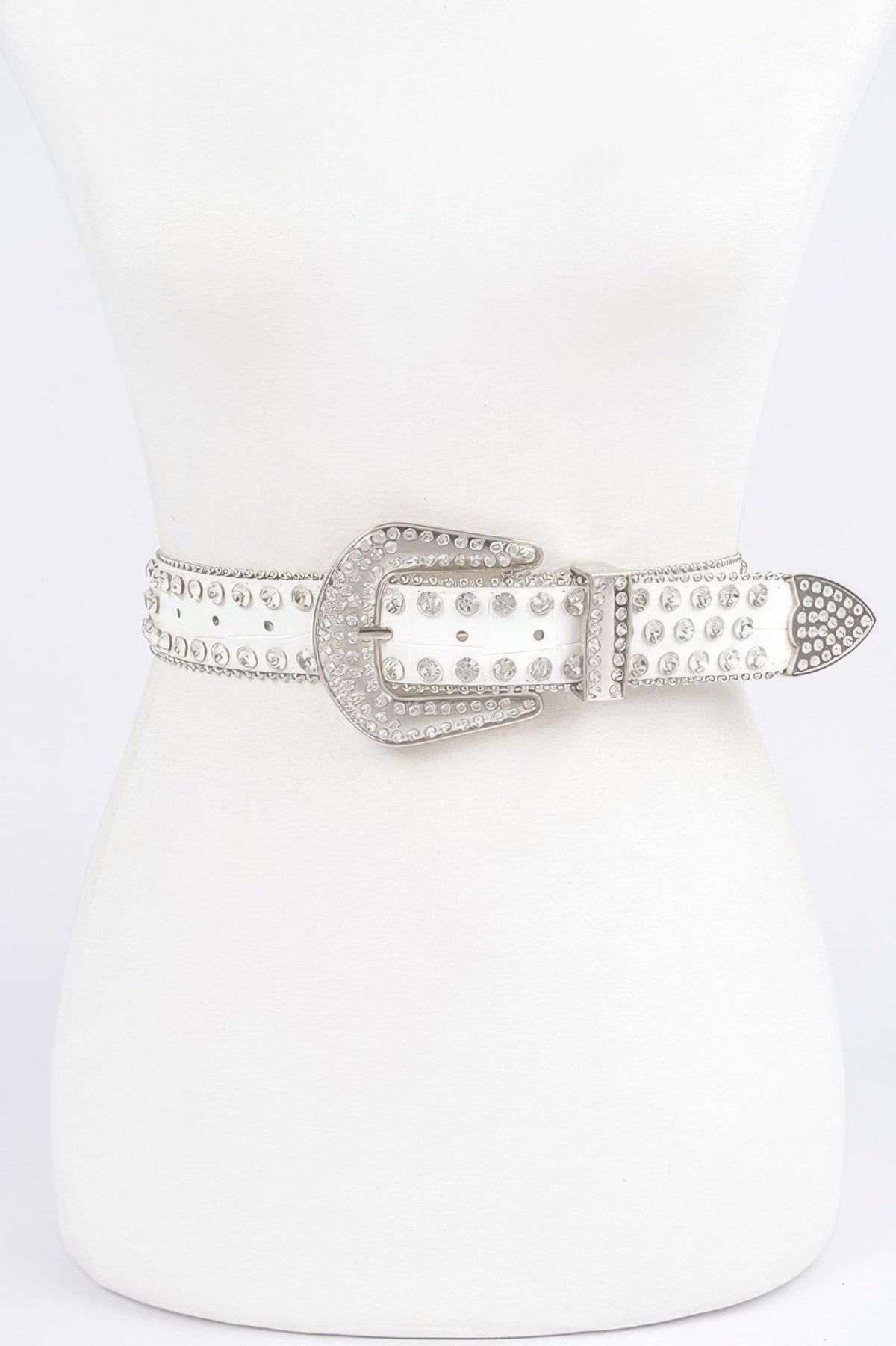 Multi Metal Stone Studded Plus Belt