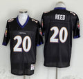 Men's Baltimore Ravens Ed Reed Mitchell & Ness Black Legacy Replica Player jersey