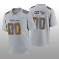 custom Minnesota Vikings Gray Atmosphere Game jersey Stitched Jerseys Football Jerseys