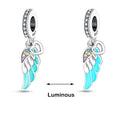 Glow in the Dark Luminous Wing Dangle Charm