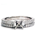 1/2ct Diamond Matching Engagement Wedding Set Setting Size Selectable