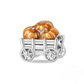 Halloween Wagon Full of Pumpkins Charm