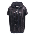 FAITH CONNEXION SEQUIN ZIP-UP SWEATSHIRT - SIZE S